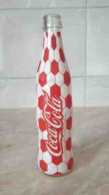 Coca Cola Euro 2008 Bottle Ball Very Rare Bosnia Glass Empty
