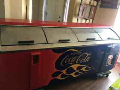 1970’s Coke Cooler Refurbished with Custom Paint Model CL50-B