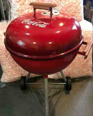 Weber Vintage Coca Cola (1997) 18" Red Fade Charcoal Grill Kettle New Never Used