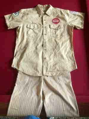 1950-60's, Coca-Cola, Employee Uniform (Shirt & Pants) Scarce / Vintage