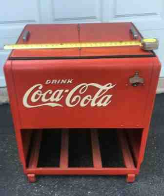 Vintage Coca Cola Coke Cooler Ice Chest All Original Great Condition Barn Find