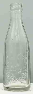 Early 1900's Coca-Cola clear straight-sided bottle - De Ridder, Louisiana