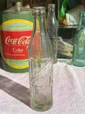 M15) 1900's Coca Cola Embossed Straight Sided Bottle Richmond UT Utah RARE! COKE
