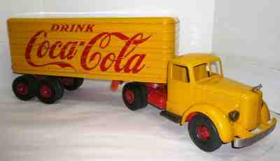 RARE VINTAGE 1950'S PROTOTYPE COCA-COLA B MACK BULLDOG SEMI