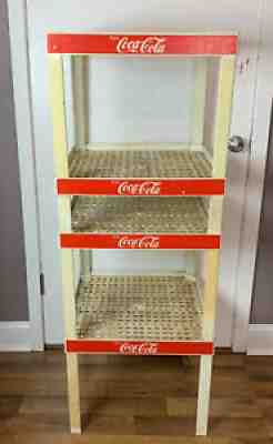 Vintage Plastic Coca-Cola Coke Store Display Shelf Tier Stackable Plastic