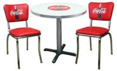 Coca-Cola Diner Chair Chairs & Table Coke Bottle