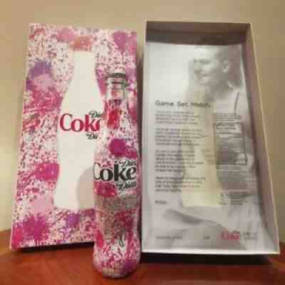 Rare Diet Coca Cola Bottle Canada Limited Edition 65 of 200 Genie Bouchard Coke