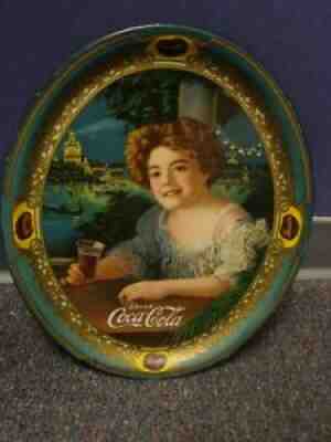 1909 Medium Oval Coca-Cola Serving Tray