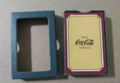 Vintage Coca-Cola Playing Cards - 1940s Tan w/Red Pinochle Cards