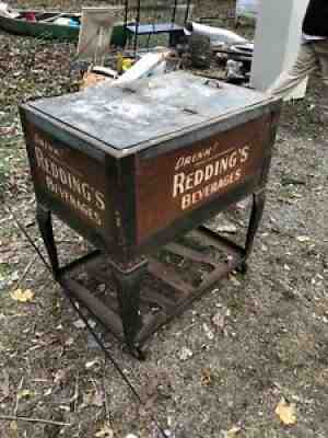 ANTIQUE S & S 700 GLASCOCK STYLE ICE CHEST SODA BEVERAGE COOLER FOR Reddingâ??s .