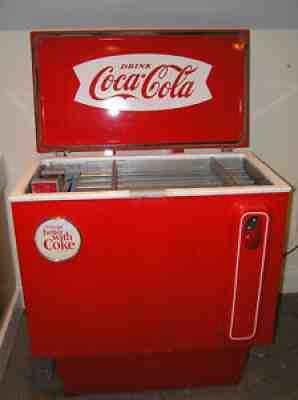 Coca-Cola Nostalgic Bottled Vending Machine, w/ Coin Operation CCR-002