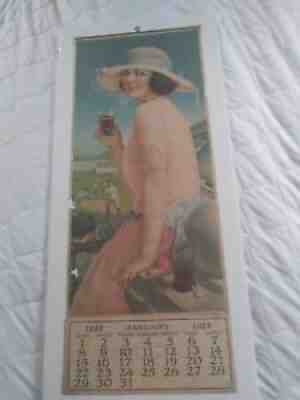 Antique 1922 Coca Cola Coke Advertising Calendar Very Nice