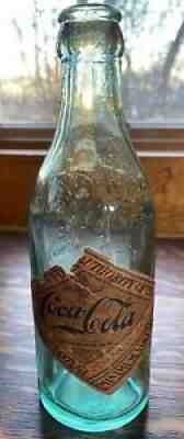 Petersburg Illinois Coca-Cola SS Bottle with Genuine Diamond Label - Beautiful