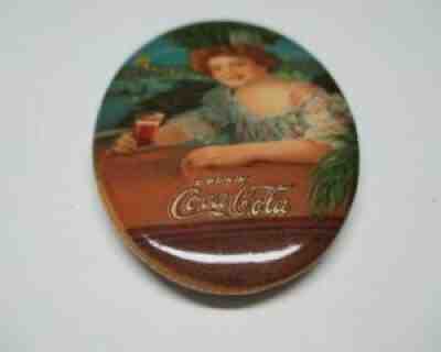 Vintage Coca Cola 1909 Pocket Mirror Sign Original Duplicate Mirrors