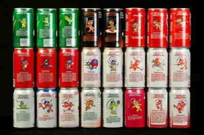 1988 Coca Cola 24 cans set from the USA, 1988 Olympics Summer Games (Seoul 88)
