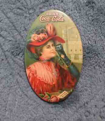 Vintage Coca-Cola Pocket Mirror 1908