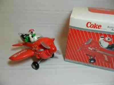 Coca Cola Refreshment In The Air Polar Bear in Airplane Musical Action Coke NEW