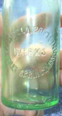 RARE STRAIGHT SIDE COCA COLA BOTTLE " HOLLY SPRINGS, MISS. " NICE "