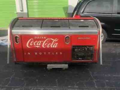 1950's Embossed Coca-Cola Coke Victor 3 door cooler Chest Machine Original!