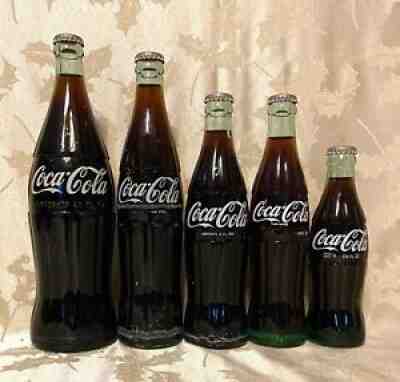 VINTAGE COCA COLA BOTTLE SET