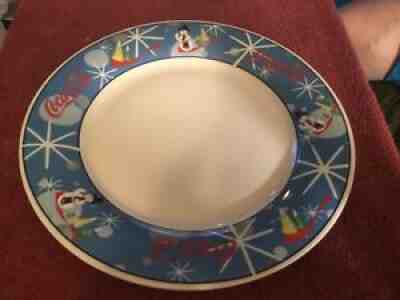 Coca Cola Laughing Snowman Stoneware Dishes