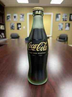 Rare Coca-Cola Coke Bottle Japan 100 Frosted Glass