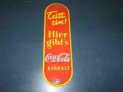 Original Coca Cola German Door Push