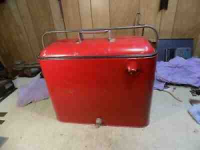 PROGRESS REFRIGIRATOR COMPANY COCA COLA RED COOLER