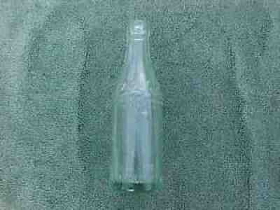 Antique Coca Cola Glass Straight Side Glass Bottle Excellent Charlotte N.C. Scri