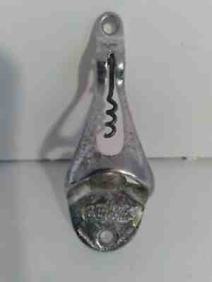 RARE ,Vintage Coca Cola Coke Brown MFG Bottle Opener with Cork Screw