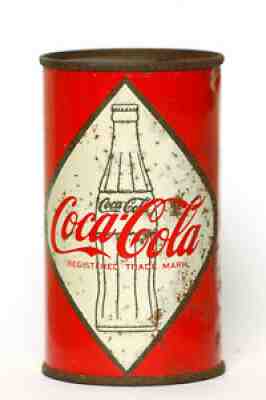 1970's Coca Cola diamond can from the United Kingdom