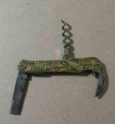 Vintage Brass Coca-Cola Knife 1907-1910 - "Coca-Cola Bottling Co." Opener & Cork