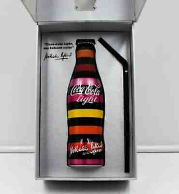 *X Rare! 2009 Designer Nathalie Rykiel Crystal Aluminum Coca Cola Bottle Box Set