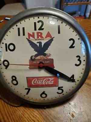 Coca Cola NRA Clock