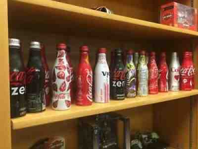 LOT OF 24 EACH ALUMINUM COCA-COLA COKE BOTTLES