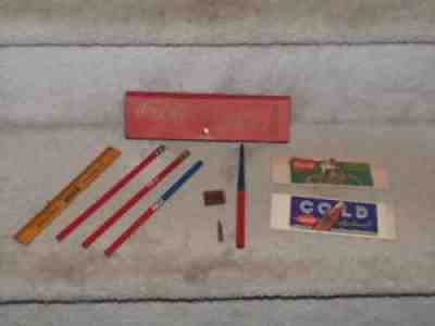 VERY RARE 1937 VINTAGE ANTIQUE COCA COLA COKE DELICIOUS REFRESHING PENCIL CASE
