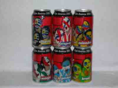 Coca cola can set Copa America from Columbia Very Rare - READ DESCRIPTION