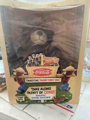 1997 Plush Smokey Bear/Coca Cola Collectors Club A0110 of 2000 & A1110 Of 2000