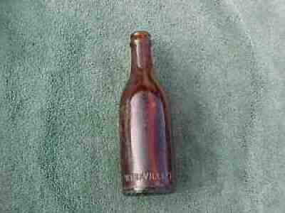 Antique Collectible Coca Cola Amber Knoxville TN Straight Side Coke Bottle 1900-