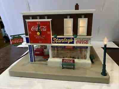Danbury Mint The Coca Cola Corner Drug Store Clock Complete Working No Box