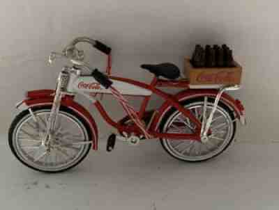 Vintage Diecast Xonex Coke Coca Cola Delivery Bicycle 1/18 scale