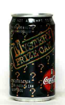 1995 Coca Cola can from New Zealand, Mystery Prize Can (with prize still inside)