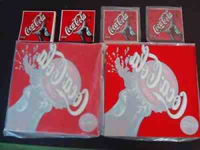 Coca-Cola 210 Decals, Rare "Sensation" Authentic Decals and stickers 18" by 18"