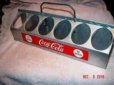 Vintage Coca Cola Bottle Carrier 12 PACK IN GREAT SHAPE, GREAT 1950s VINTAGE