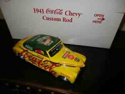Danbury Mint-" COCA-COLA " 1941 Chevy Custom Hot Rod With Title 1:24 Die-Cast