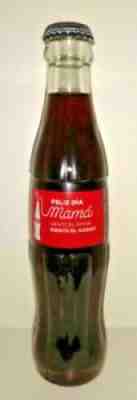 Coca Cola Zero Bottle Bolivia Mother's Day Coke Glass Empty Rare