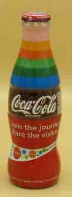 Coca-Cola glass bottle Italy VISIONARY Finance excellence+ Kith+ Christmas 2003