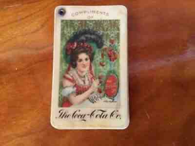Rare 1902 Coca Cola Celluloid Stamp Holder