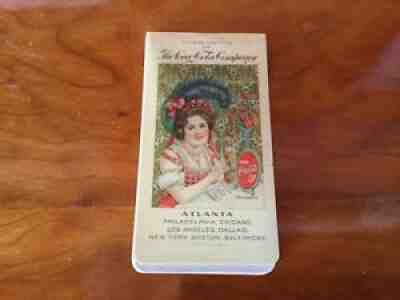Very Rare 1902 Coca Cola Celluloid Calendar Notebook