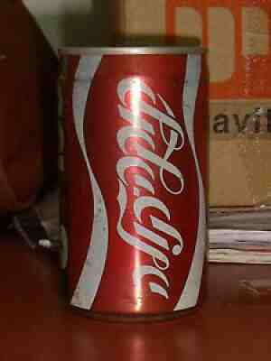 very rare 3 piece can coca cola kinley sprite israel hebrew logo 1986 pull tab